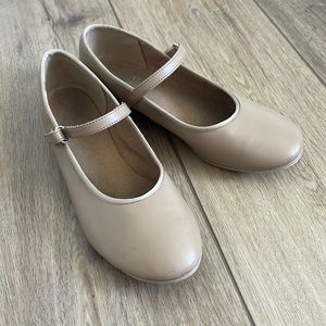 ABT Tan Spotlights tap chorus shoes size 4 girls